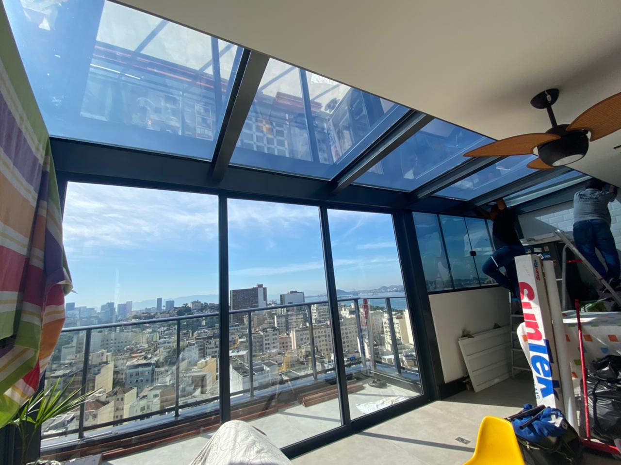 Película Insulfilm em Teto de Vidro e Janela de Vidro