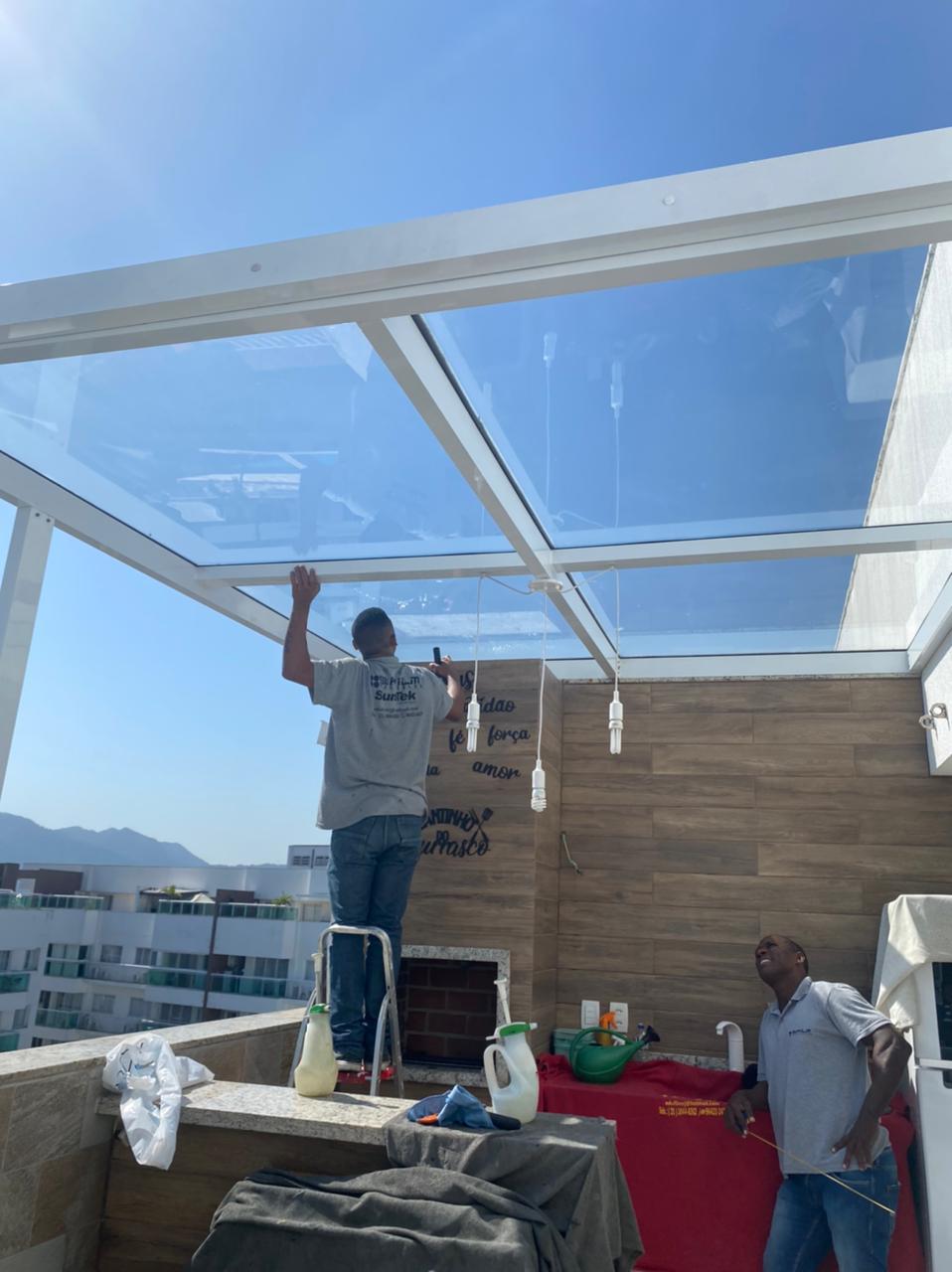 Insulfilm em teto de vidro: Película em Teto